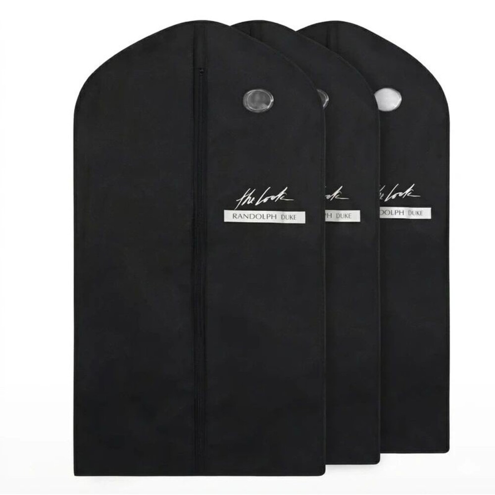 Set of 3 New Randolph Duke Vinyl Garment Bags 45" × 23"